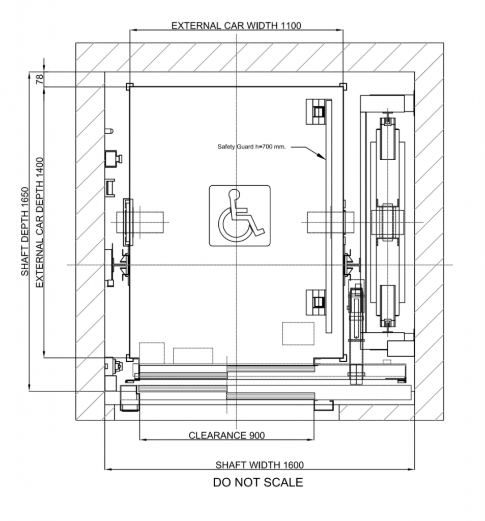 Elevator Plan Drawing
